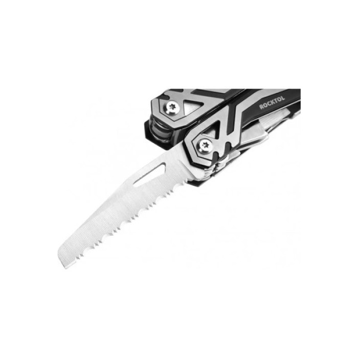 Мультитул Rocktol 21-в-1 з нейлоновим чохлом та бітами (SK01)