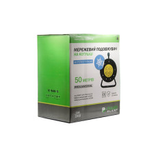 Мережевий подовжувач PowerPlant 50 м, 3x2.5мм2, 16А, (JY-2002/50) (PPRA16M50S4L)