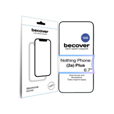 Скло захисне BeCover Nothing Phone Plus 10D Black (713576)