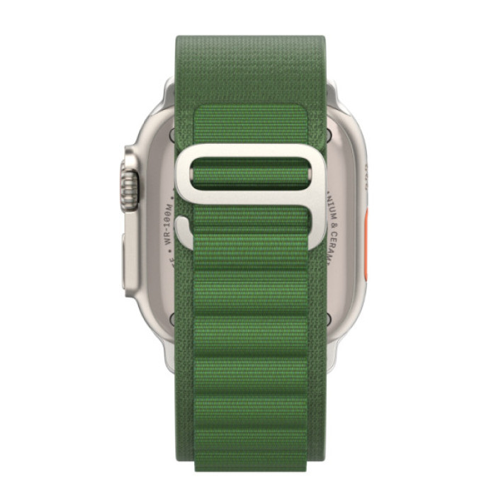 Ремінець до смарт-годинника Armorstandart Alpina Band для Apple Watch 49/46/45/44/42 (Series 1-3) Green (ARM64981)