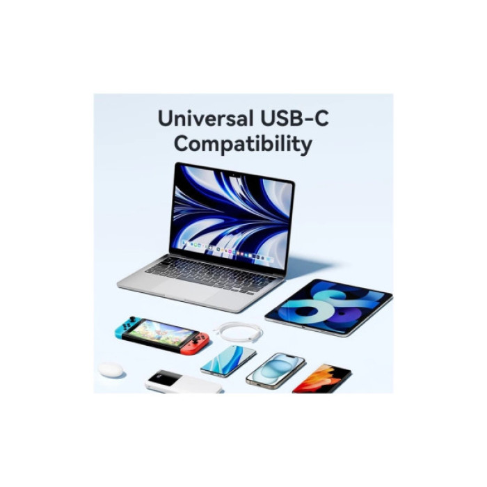 Дата кабель USB-C to USB-C 1.0m 3A black Vention (TRCBF)