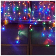 Гірлянда ColorWay Бахрома 3мx0.6м 100Led IP20 кольорова (CW-GF-100L36VMC)