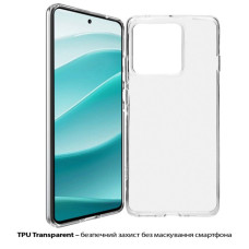Чохол до мобільного телефона BeCover Motorola Edge 60 Fusion Transparent (713773)