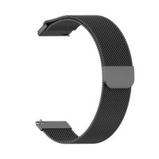 Ремінець до смарт-годинника BeCover Milanese Style для Samsung Galaxy (20mm)/Watch 5/ Watch 4.../Gear S2 Classic/Gear Sport Black (707671)