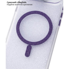 Чохол до мобільного телефона BeCover FIBRA Star Shine MagSafe Apple iPhone 17 Air Purple (715423)