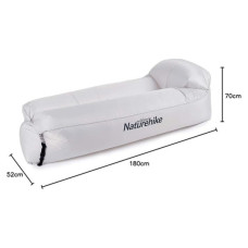 Матрац надувний Naturehike Ламзак NH20FCD06 сірий (6927595747506)