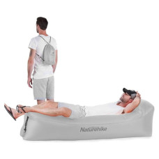 Матрац надувний Naturehike Ламзак NH20FCD06 сірий (6927595747506)