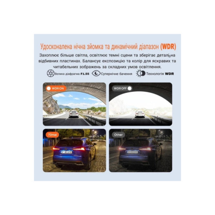 Відеореєстратор Xiaomi 70mai Dash Cam S410 (1188287)