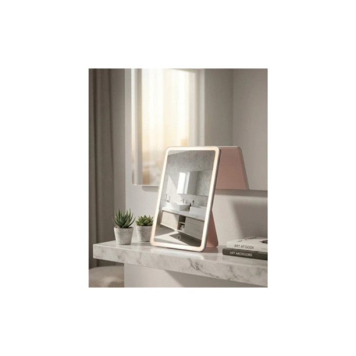Дзеркало Xiaomi Leather case mirror pink (FM001/FM007)