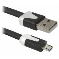 Дата кабель USB 2.0 AM to Micro 5P 1.0m Defender (87475)