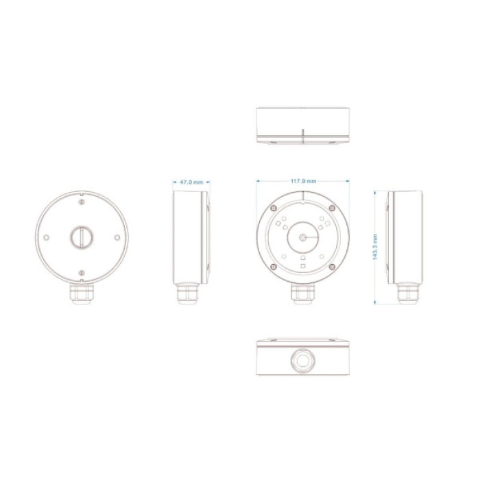 Кріплення для відеокамери Provision-ISR PR-JB12IP66-G