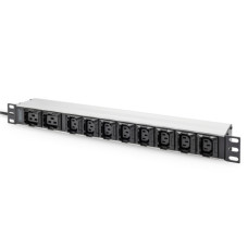 Силовий блок 19" 1U w/PDU 8xC13, 2xC19, 16A, 250V, вилка C20 Digitus (DN-95427)