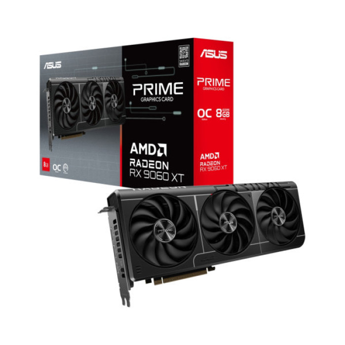 Відеокарта ASUS Radeon RX 9060 XT 8Gb PRIME OC (PRIME-RX9060XT-O8G)