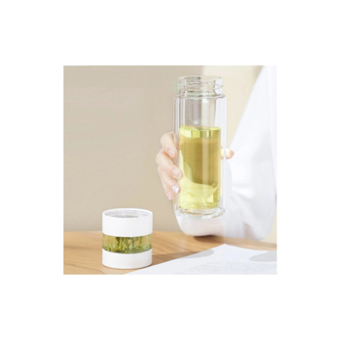Термос Xiaomi Quange Intelligent Tea Separator Cup White (H8134)