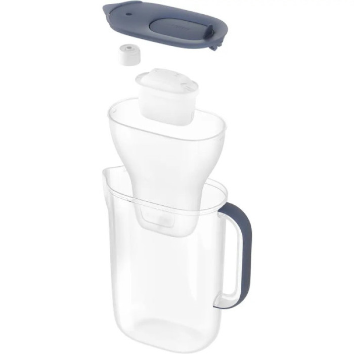 Фільтр-глечик Brita Style Essential XL MXPro 3.6л з картриджем сіро-блакитний (1058043)