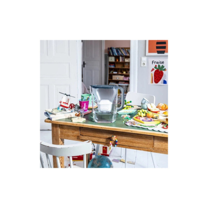 Фільтр-глечик Brita Style Essential XL MXPro 3.6л з картриджем сіро-блакитний (1058043)