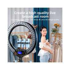 Набір блогера RTAKO LED лампа AR-GTB01-18S 18" digital display Ring Light (6942063218661)