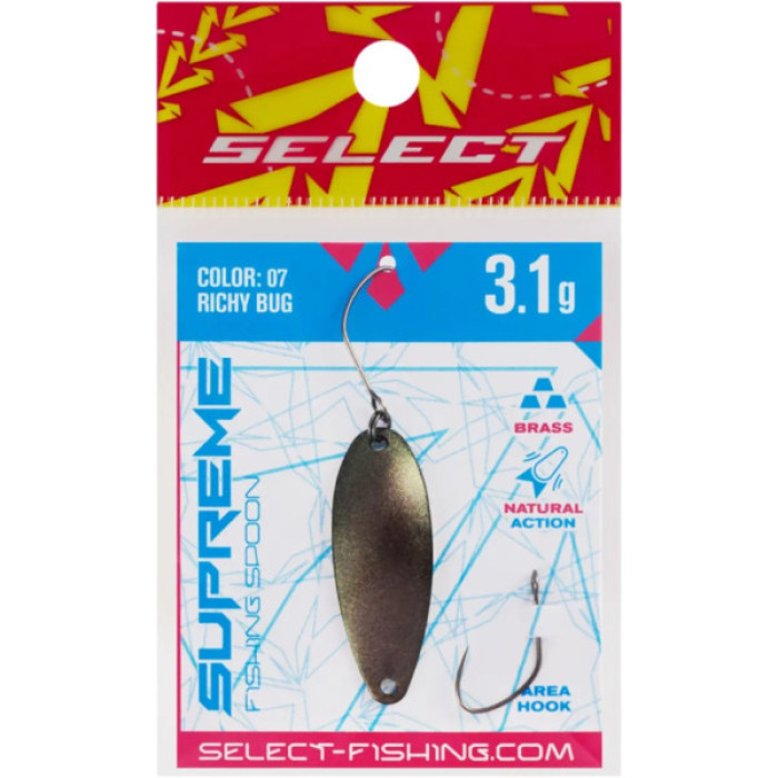 Блешня Select Supreme 3.1g 34mm 07 Richy Bug (1870.80.71)