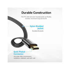 Кабель мультимедійний HDMI M to HDMI M 2.0m V2.1 8K60Hz flat Vention (ALKBH)