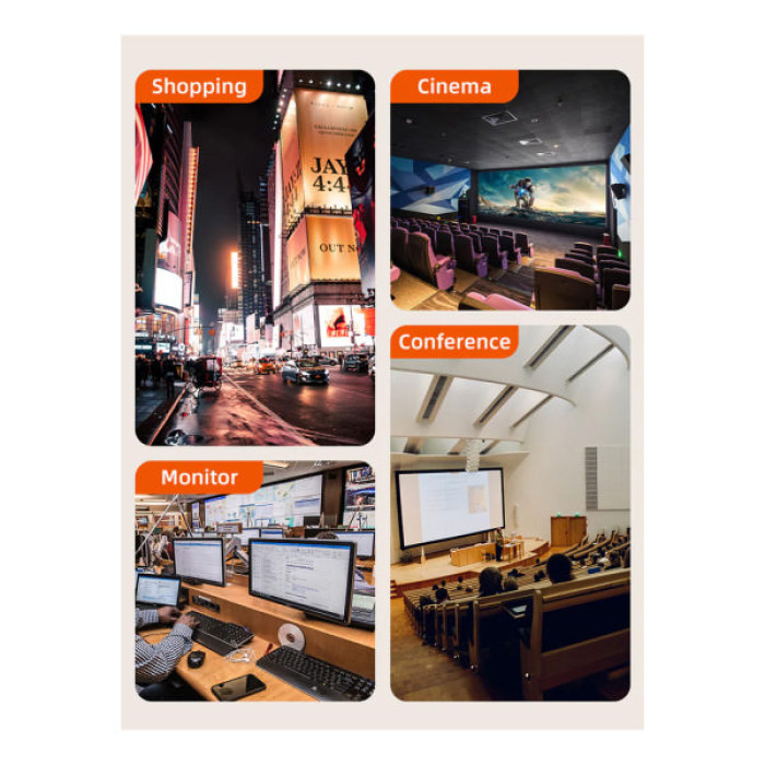 Кабель мультимедійний HDMI M to HDMI M 100.0m V2.1 AOC Cabletime (CA914555)