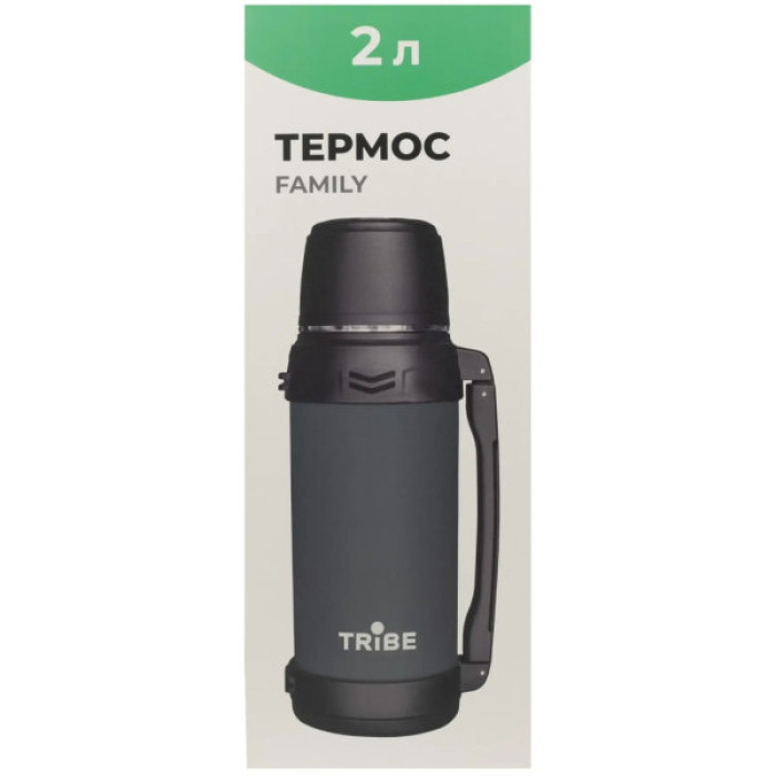 Термос Tribe Family line 2 л Olive (T-DG-0001-olive)