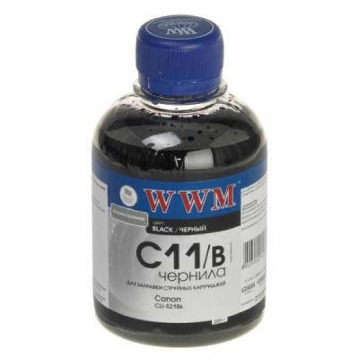 Чорнило WWM CANON CLI521/426 Black (C11/B)
