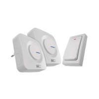 Дверний дзвінок EMOS бездротовий P5731 220В 2 приймачі (180м) (P5731)