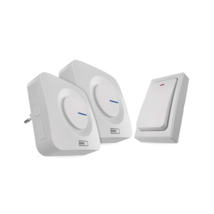 Дверний дзвінок EMOS бездротовий P5731 220В 2 приймачі (180м) (P5731)