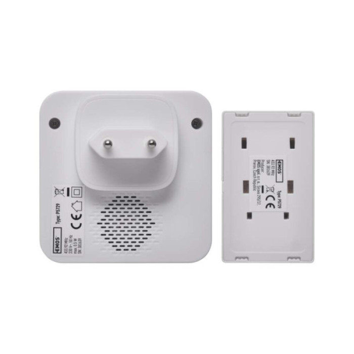 Дверний дзвінок EMOS бездротовий P5731 220В 2 приймачі (180м) (P5731)