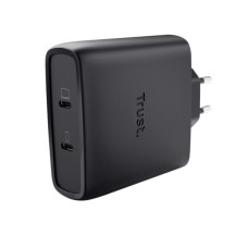 Зарядний пристрій Trust 2xUSB-C 100W GaN PD/PPS black (25527_TRUST)