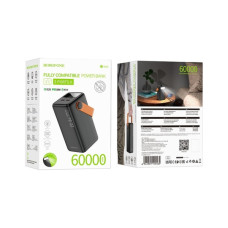 Батарея універсальна BOROFONE 60000mAh BJ66B Magnifico 22.5W PD/20W Black (6941991115165)