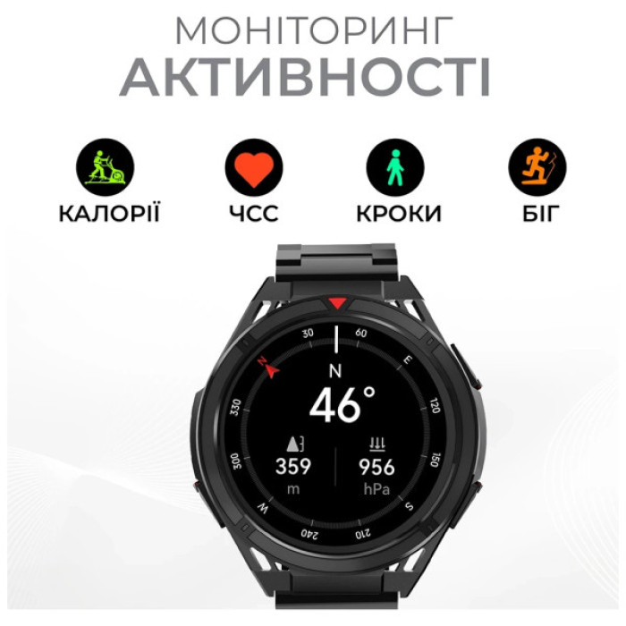 Смарт-годинник HiFuture active black-red (active.black-red)
