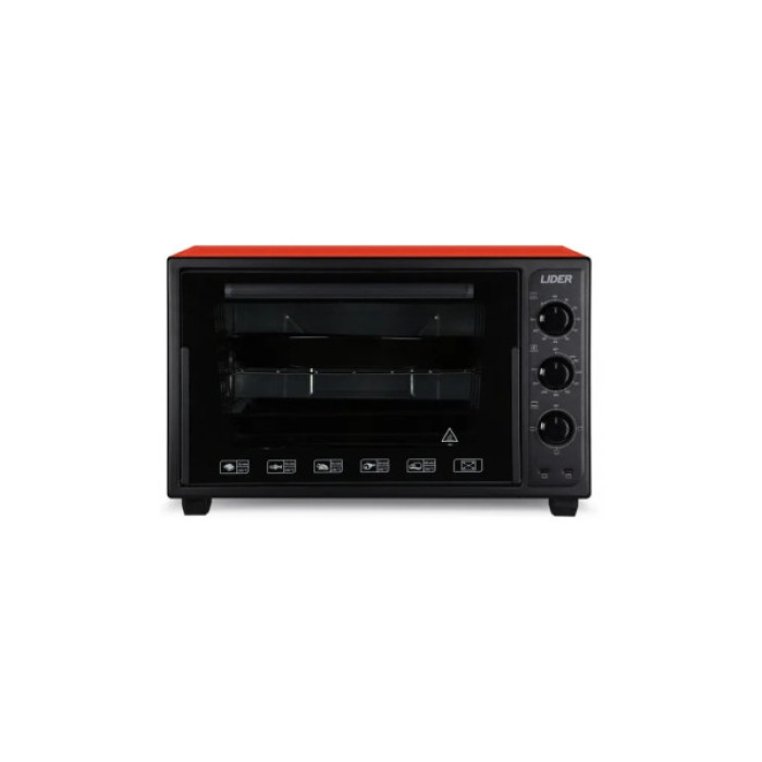 Електропіч LIDER 3623 ECO BLACK-RED