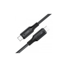 Дата кабель USB-C to USB-C 1.2m 3A 60W silicone black Acefast (6974316284161)