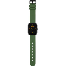 Смарт-годинник 2E Alpha SQ Music Edition 46mm Black-Green + ремінець сірий (2E-CWW40BKGN-WS)