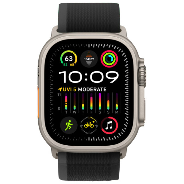 Ремінець до смарт-годинника Armorstandart Trail Loop для Apple Watch 49/46/45/44/42 (Series 1-3) Black (ARM74228)