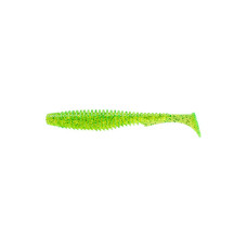 Силікон рибальський FishUP U-Shad 3" 026 - Flo Chartreuse/Green (9шт/уп) (1862.02.97)