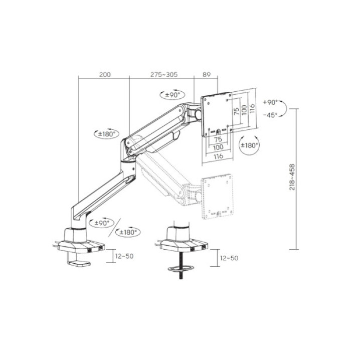 Кронштейн OfficePro MA601G
