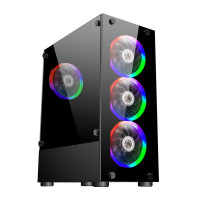 Корпус 1stPlayer V2-A-BK-4F1