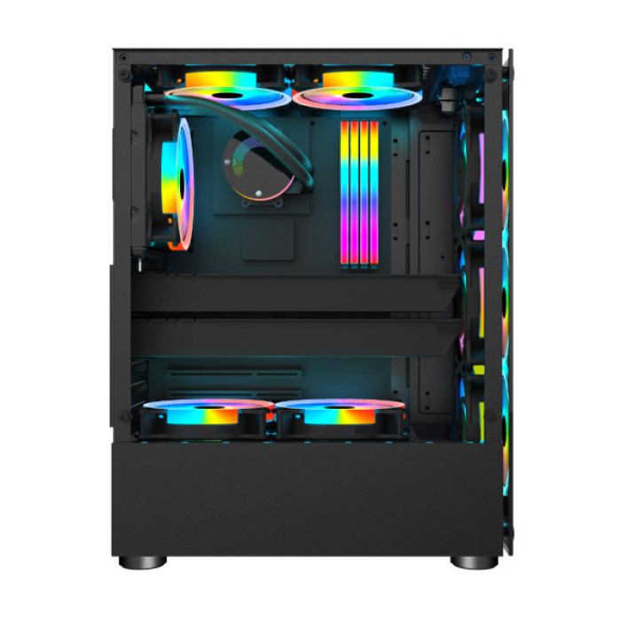 Корпус 1stPlayer V2-A-BK-4F1