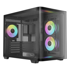 Корпус для ПК OCYPUS IOTA C50 BK CURVE ARGB DIGITAL (OTA-C50-BKD300CD-GL)