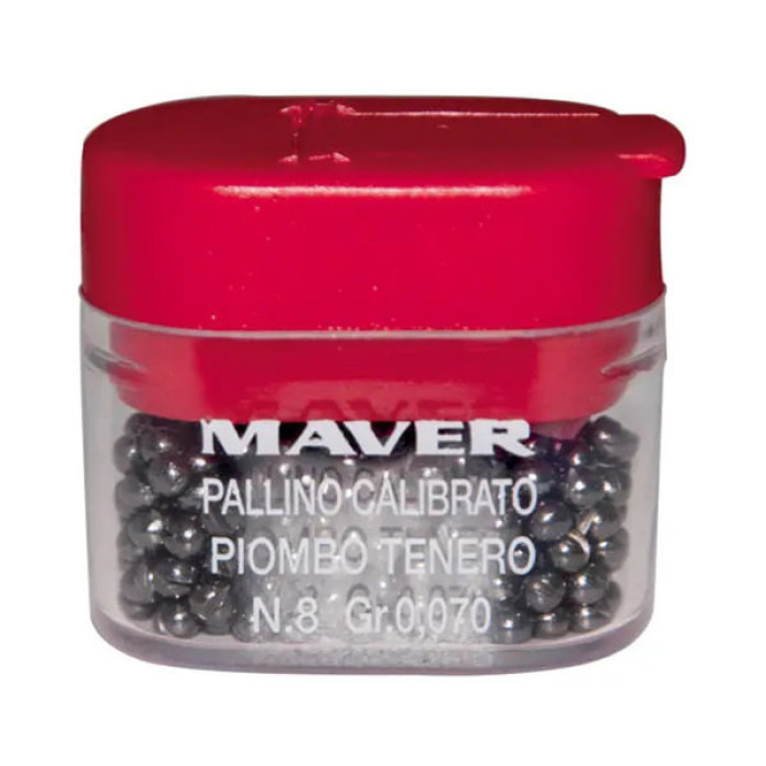 Грузило Maver набір Pallini Supercalibrati Teneri 4/0 (0.532g) (1300.36.10)