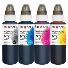 Чорнило Barva HP 2 4х100 мл, universal BK/C/M/Y (HU2-100-MP)
