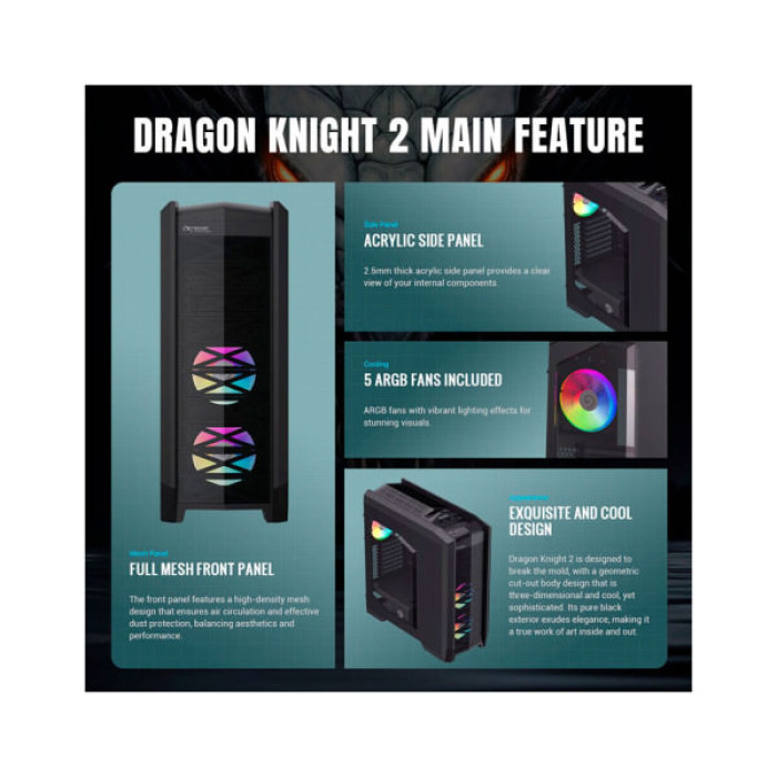 Корпус Gamemax Dragon Knight 2