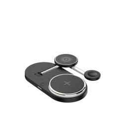 Зарядний пристрій Armorstandart Wireless Charging H102 3 in 1 Magnetic Black (ARM78103)