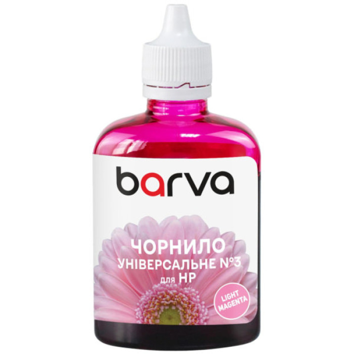 Чорнило Barva HP universal 3 100ml LMagenta, water-soluble (HU3-968)