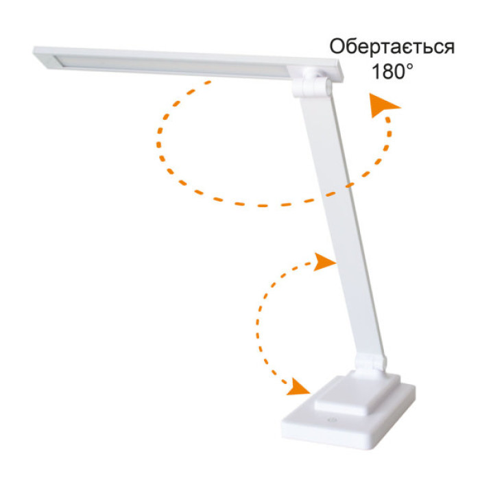 Настільна лампа Євросвітло LED Ridy-10-2 10 Вт біла