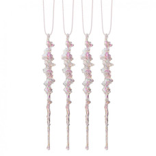 Ялинкова іграшка Novogod`ko Бурульки 15 cм 4 шт Пластик (974882)