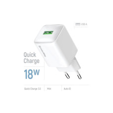 Зарядний пристрій ColorWay USB QC3.0 18W white (CW-CHS063Q-WT)
