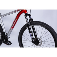 Велосипед Space 29" PHAETON DD FR рама-20" AL 2026 сріблясто-червоний (OPS-SP-29-187)